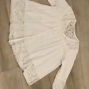 White Lacey Blouse
